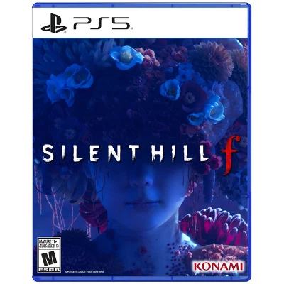 Placeholder for Silent Hill f PS5 game disc and case