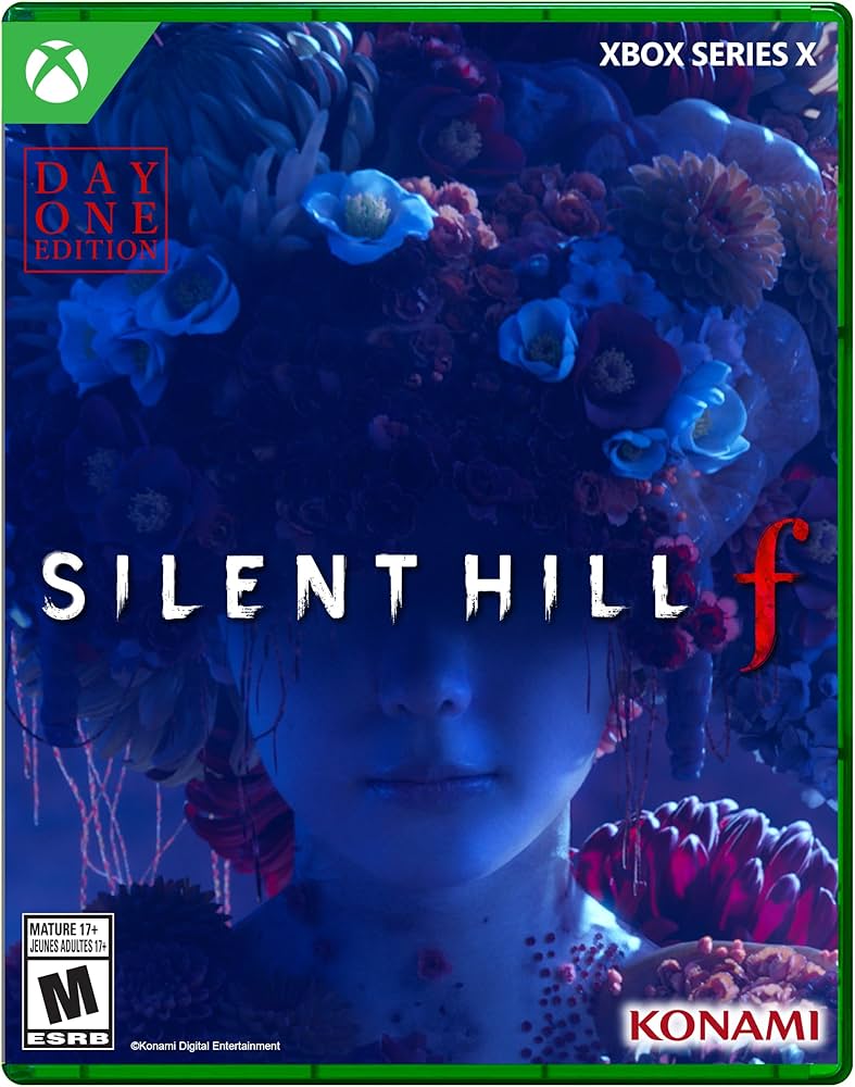 Placeholder for Silent Hill f Xbox Series X game disc and case