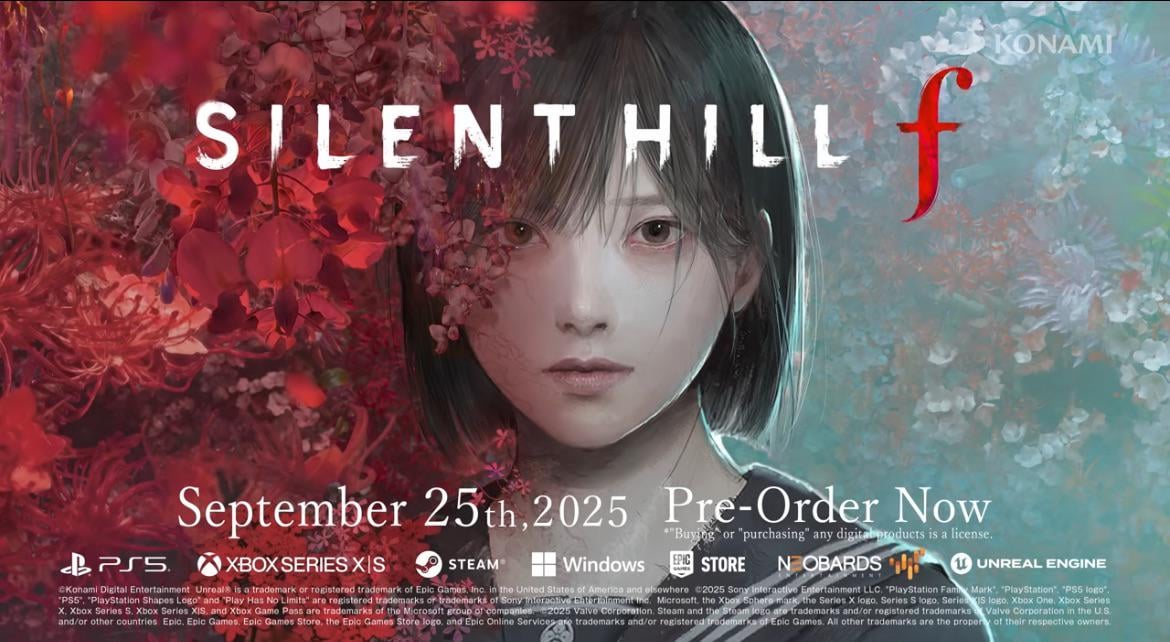 Teaser-Bild oder Konzept für das kommende Spiel Silent Hill f