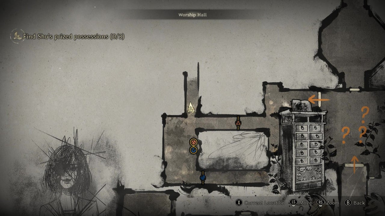 Gang, der zum Standort der Zeichnung führt in Silent Hill f