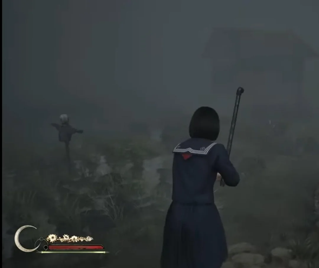Silent Hill f Ausdauerleiste, die den Verbrauch im Kampf anzeigt