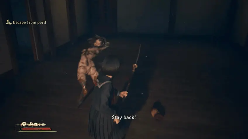Flucht-vor-der-Gefahr-Sequenz in Silent Hill f