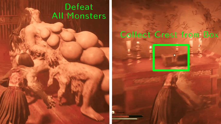 Fuchsmasken-Wappen Bosskampf in Silent Hill f