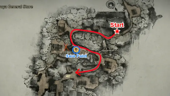 Silent Hill F Ebisugaoka Gehe den Berg hinab