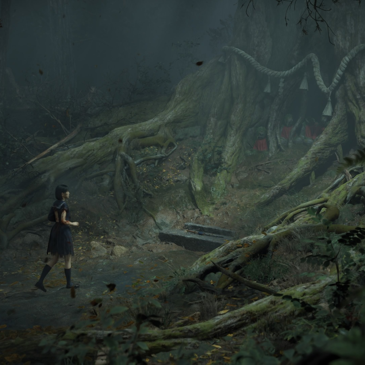 Heiliges Schwert Rätsellösung im Silent Hill f Göttlicher Baum Bereich