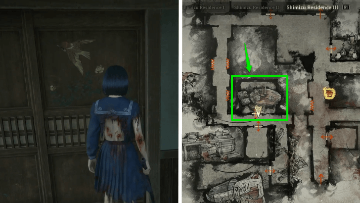 Silent Hill f Befiederungsschlüssel Tür