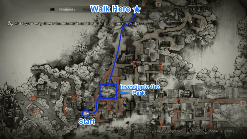 Silent Hill f Gehe durch die Stadt