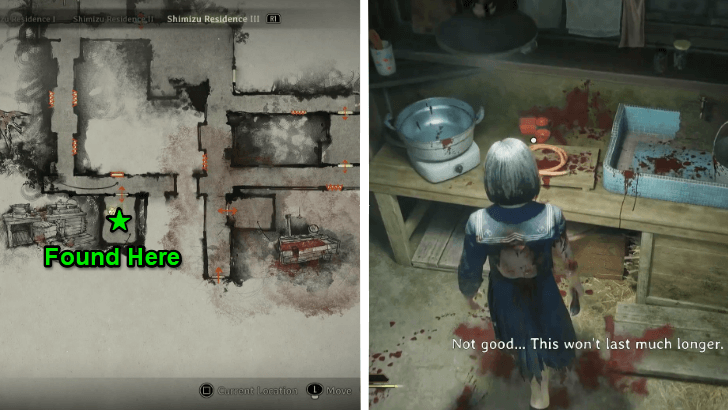 Silent Hill f Propangasflasche Standort