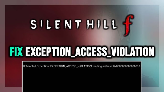 Silent Hill f early access error screen