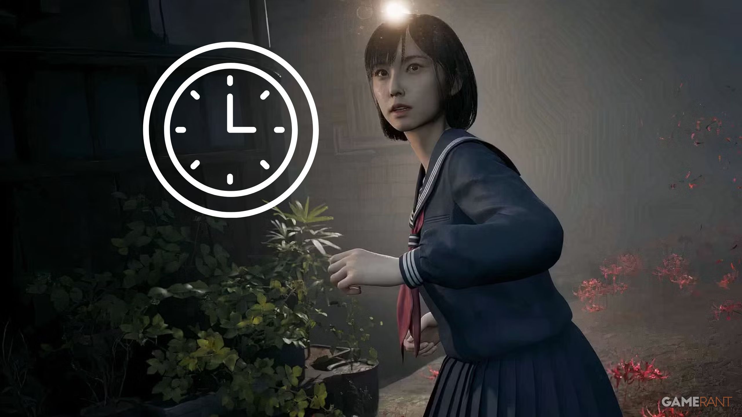 Pantalla de selección de finales de Silent Hill f mostrando múltiples opciones de final