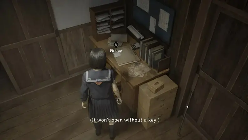 Standort der Notiz des Direktor-Stellvertreters in Silent Hill f