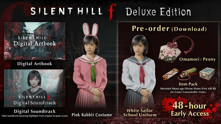 Pink Rabbit Costume in-game screenshot from Silent Hill f