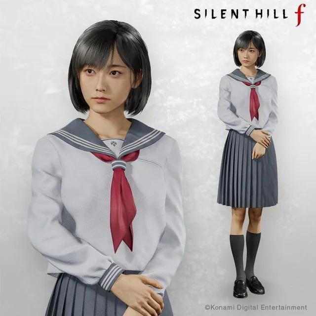 White Sailor School Uniform in-game model for Silent Hill f