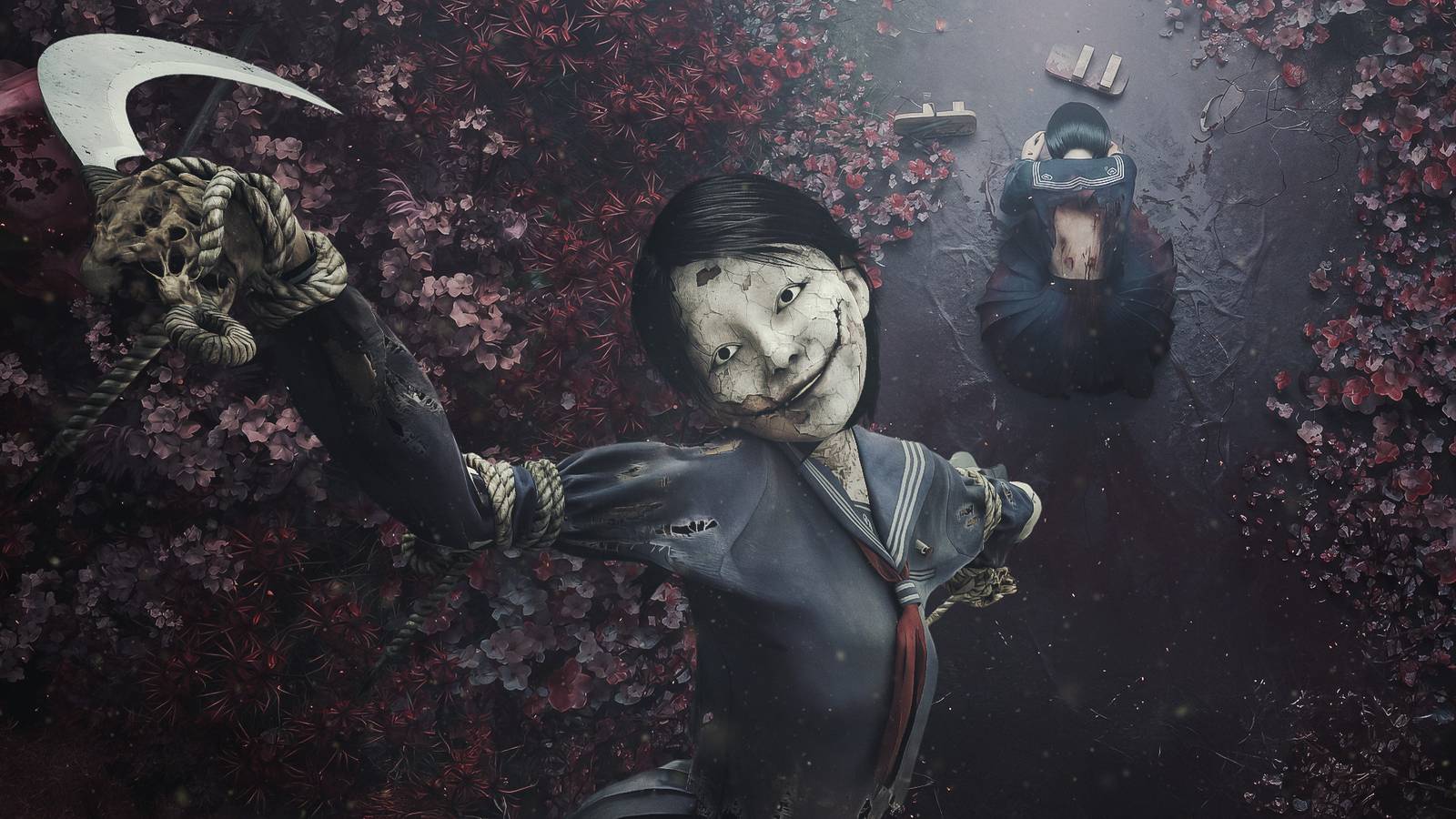 Grotesque monster design representing trauma in Silent Hill f