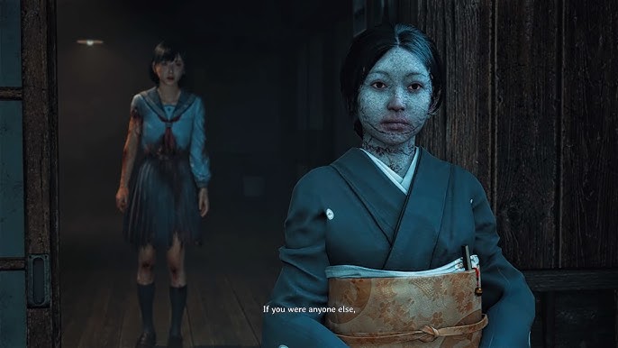 Las hermanas de Silent Hill f, Junko y Hinako, enfrentándose en una tensa confrontación