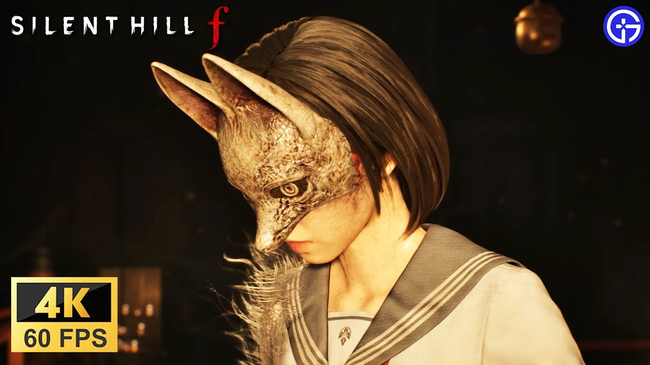 Hinako Shimizu confrontando a Máscara de Zorro en la escena clímax de Silent Hill f