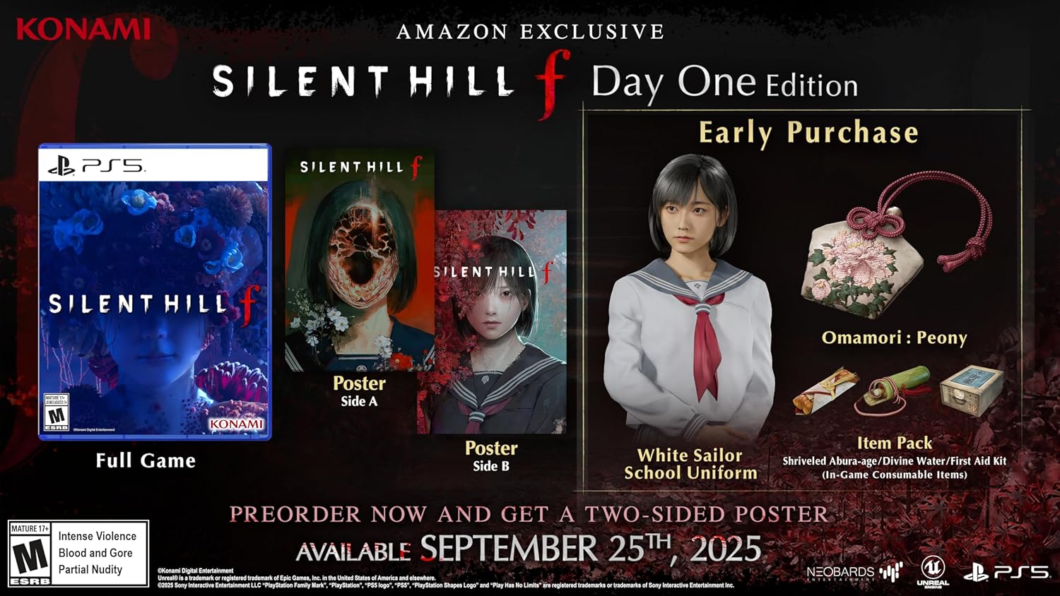 Silent Hill f collector's items and merchandise