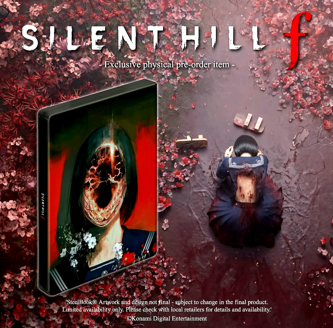 SteelBook-Hülle mit Silent-Hill-f-botanischem Horror-Design